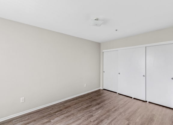 Vacant Apartment Bedroom Closet at Harvard Yard