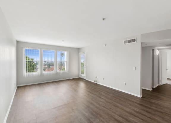 Vacant Apartment Living Room at Harvard Yard Apartments