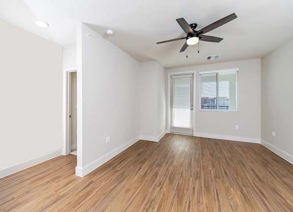 Clay design living room at Olivean Apartments in Broomfield CO