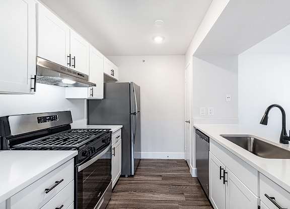 Kitchen at Deerwood Apartments in Corona CA