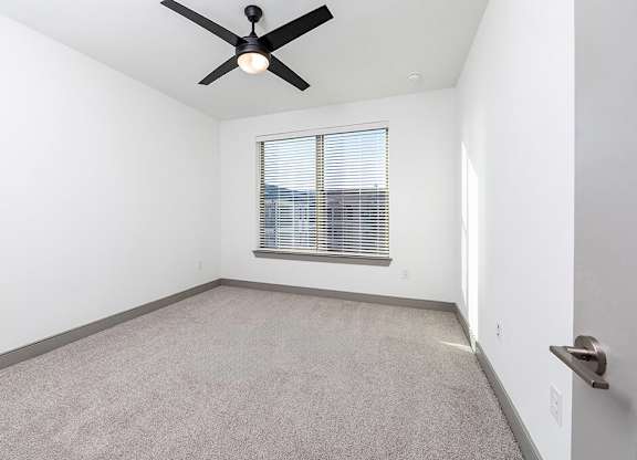 Vacant bedroom at Cala Apartments in Austin TX