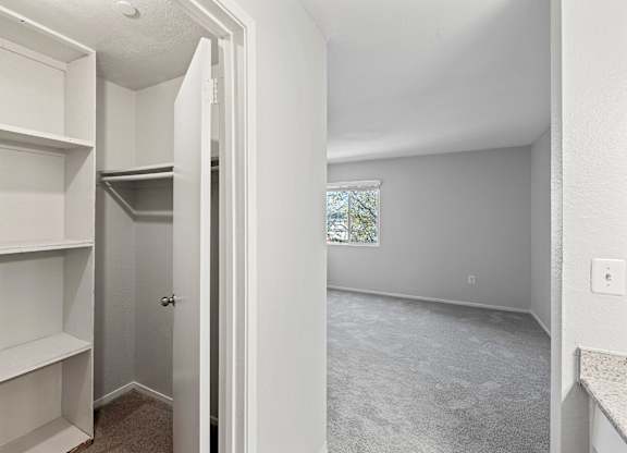 Main bedroom closet at Hilltop Commons Apartments in San Pablo CA