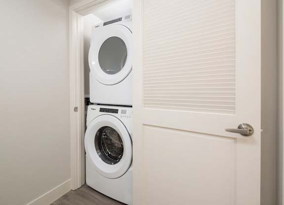 In unit Washer and Dryer at The Seaton Apartments in San Diego CA