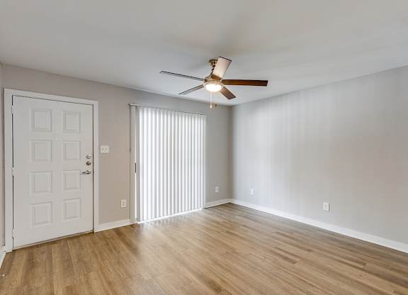 Hardwood flooring at Mission James Place Apartments in Austin TX