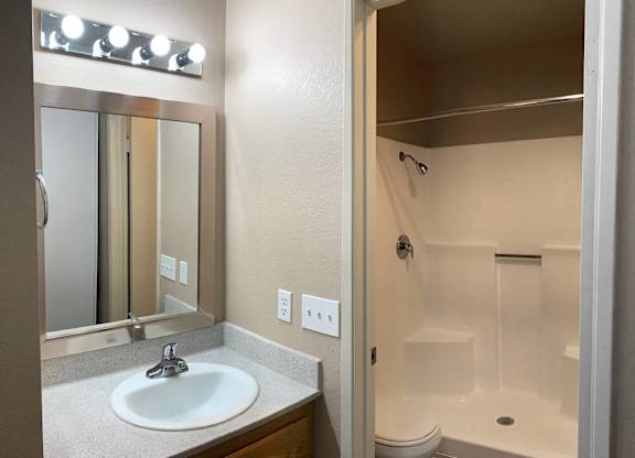 Vanity in Bathroom at Westbrook Apartments in San Diego CA