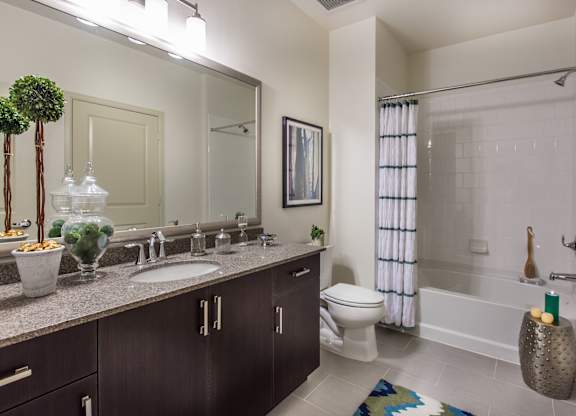 Bathroom at Venue Apartments in San Jose CA