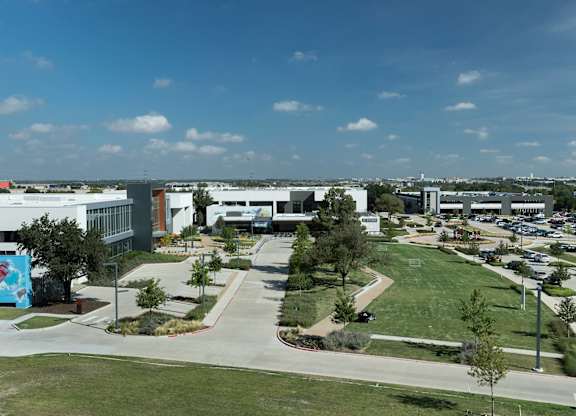 Aerial View at Jada Legacy Central Apartments in Plano TX.