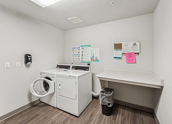 Wash room at Alderwood Court in Lynnwood WA