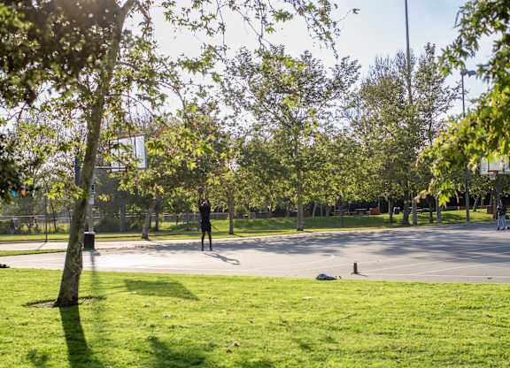 Nearby greenery at The Wylden Apartments in Los Angeles CA