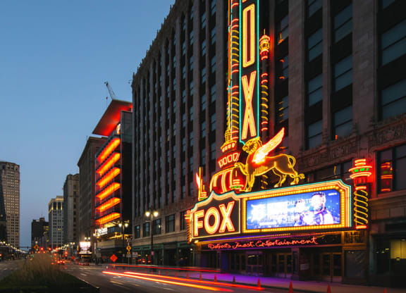 Fox Theatre at 35W, Detroit, 48226