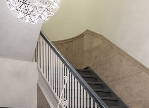 Staircase View at 35W, Detroit, 48226