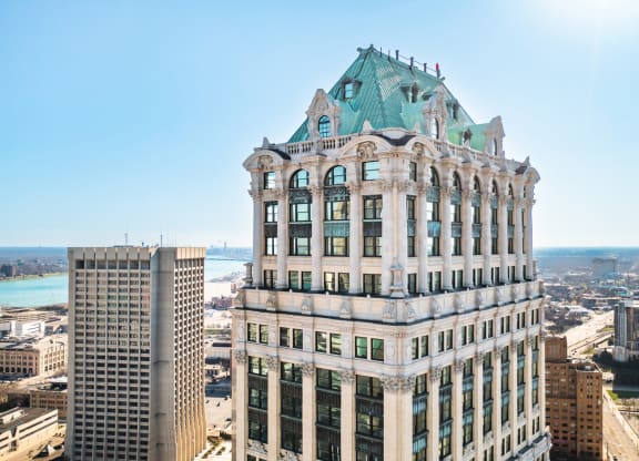 Exterior View at Book Tower, Detroit, Michigan