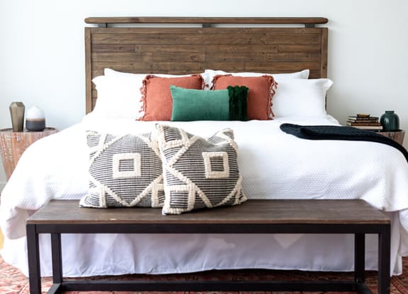 Bed in Bedroom at The Assembly, Michigan, 48216