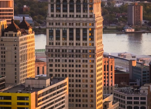 A view of the city from Book Tower, Detroit, MI, 48226