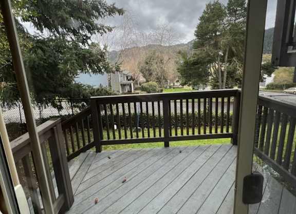 a deck with a view