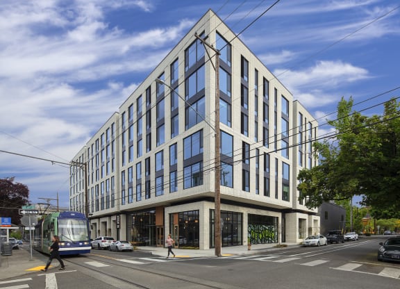 Building exterior at The Weidler in Portland, OR 97209