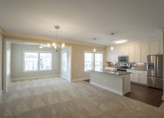 B2SR- Kitchen open to Dining and Sunroom
