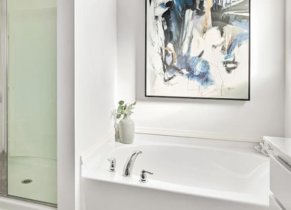 a white bathroom wi at The Grove Moundville, Alabama, 35474
