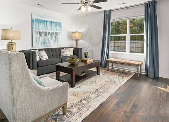 Modern Living Room at The Grove Moundville, Moundville, AL, 35474