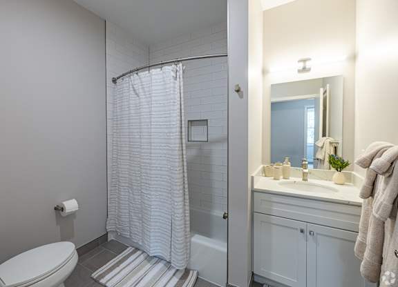Luxurious Bathroom at Station Village at Denville, Denville