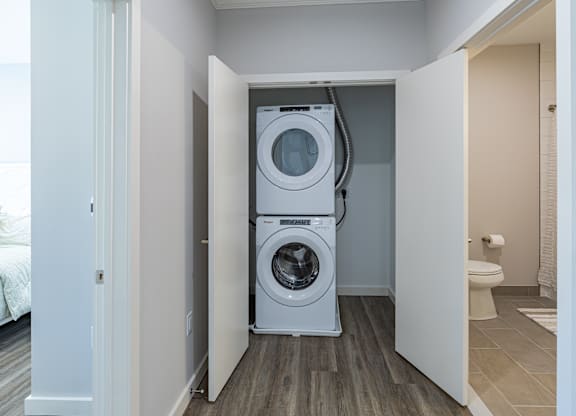 Washer Dryer In Unit at Station Village at Denville, New Jersey