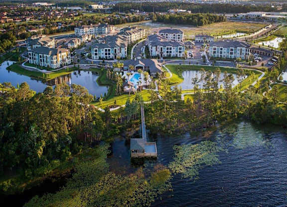 Pond and dock