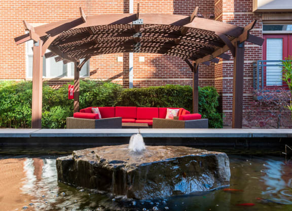 Courtyard View With Details at Oberlin Court, Raleigh