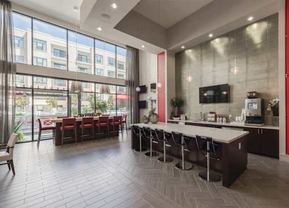 coffee bar at Ascent at City Centre