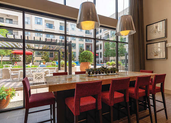 courtyard view at Ascent at City Centre