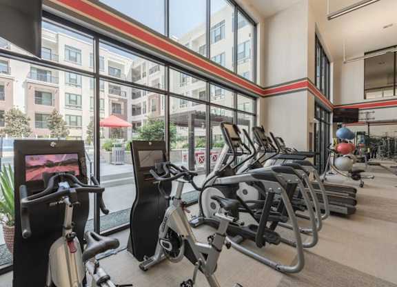 fitness center at Ascent at City Centre