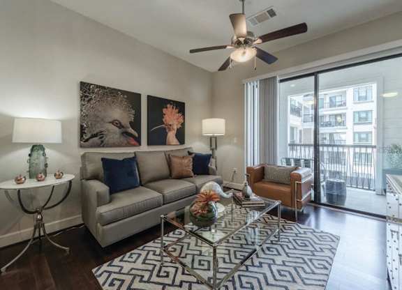 living room at Ascent at City Centre