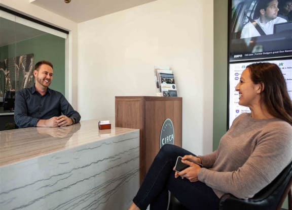 Reception Desk at Circa Central Avenue, Phoenix, AZ
