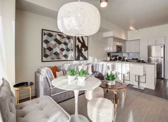 Dining And Kitchen at Circa Central Avenue, Phoenix, AZ, 85004