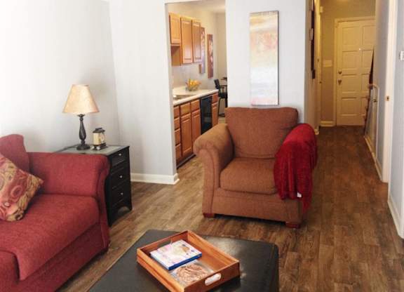 Living Room at Windsor Harbor Apartments, Charlotte, NC, 28215