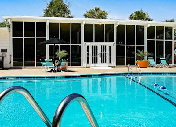 Sparkling Pool at The Palms, Charleston