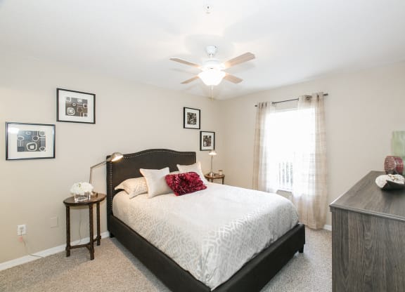 Spacious Bedroom With Comfortable Bed
