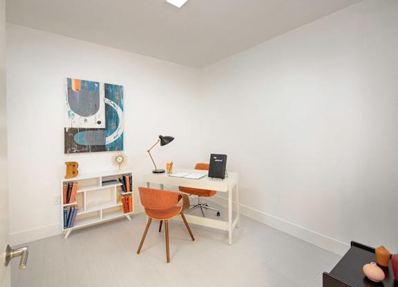 Modern finish package bedroom at Idea1 Apartments in in San Diego CA