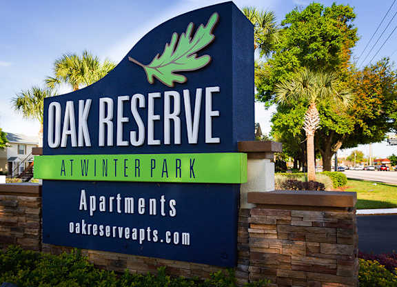 Property Signage at Oak Reserve at Winter Park, Winter Park, Florida