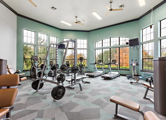 Modern Fitness Center at The Vista on Brodie, Texas, 78745