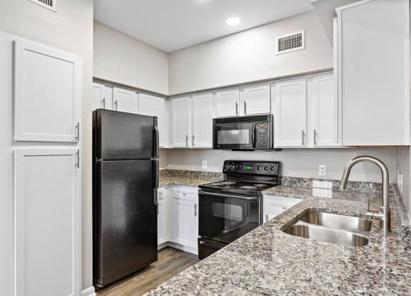 Granite Countertop at The Vista on Brodie, Austin, TX, 78745
