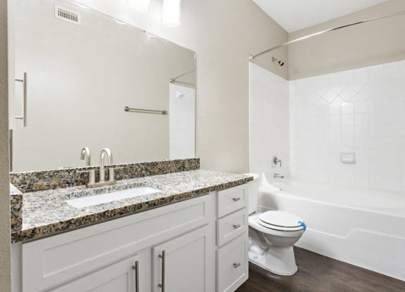 Bathroom With Bathtub at The Vista on Brodie, Texas, 78745