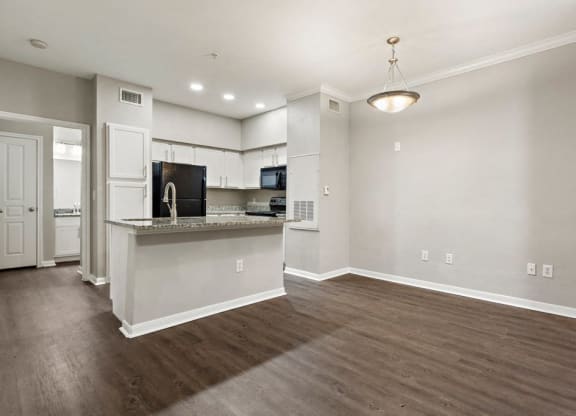 Kitchen Area at The Vista on Brodie, Austin, TX