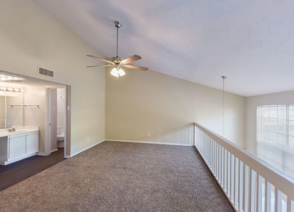 Second Floor Bedroom at Davenport Apartments in Dallas, TX