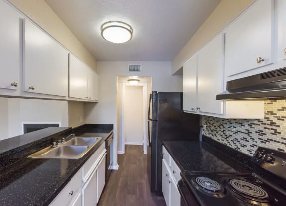 Kitchen at Davenport Apartments in Dallas, TX