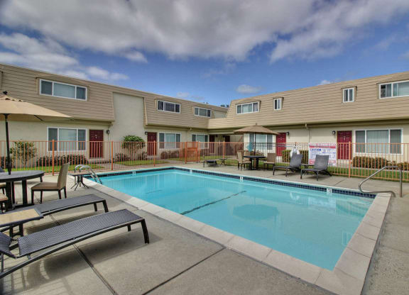 pool lounge at St. Croix, Mountain View, CA