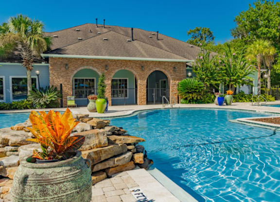 Blue Cool Swimming Pool at The Lory of Tallahassee, Florida, 32312