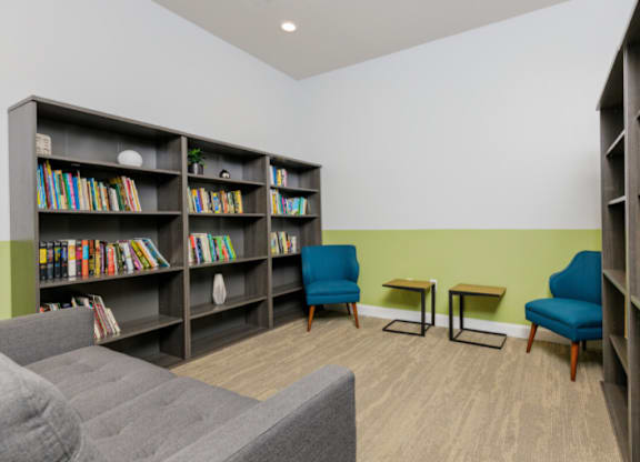 Library lounge at The Lory of Tallahassee, Tallahassee, FL, 32312