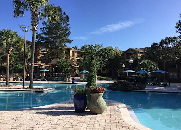 Lounging By The Pool at The Lory of Tallahassee, Tallahassee, FL