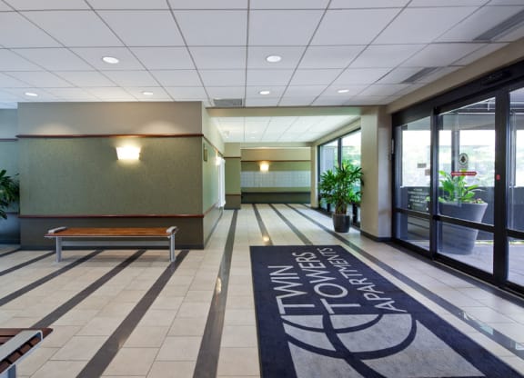 Lobby at Twin Towers, Chicago, Illinois