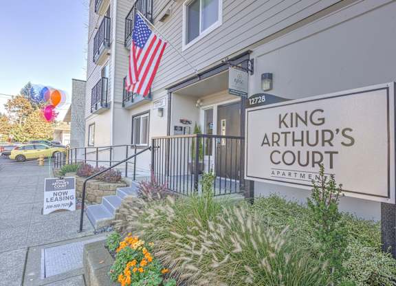 Property Signage at King Arthurs Court, Seattle, 98125
